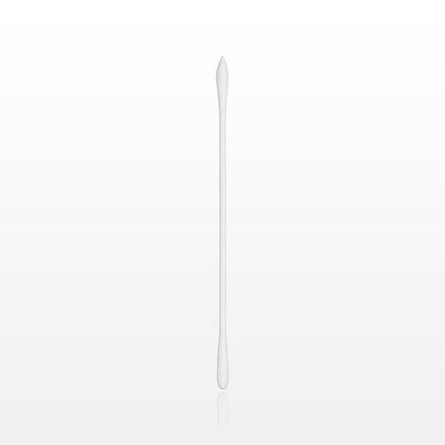 Dual Ended Mini Precision Point/Round Tip Swab with White Handle