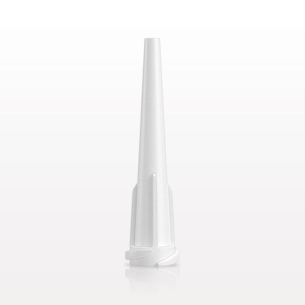 Straight Dispensing Tip, Female Luer Lock , White