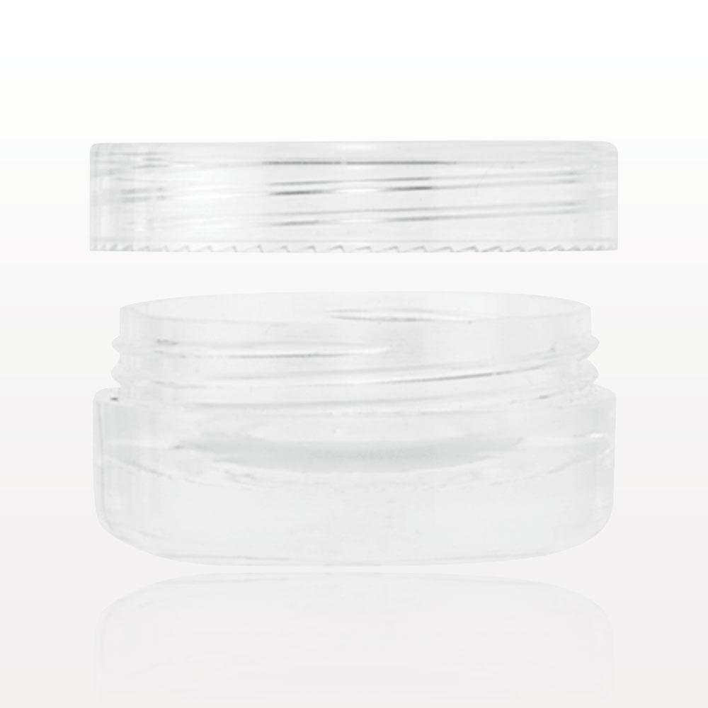 Clear Double Wall Jar & Clear Cap