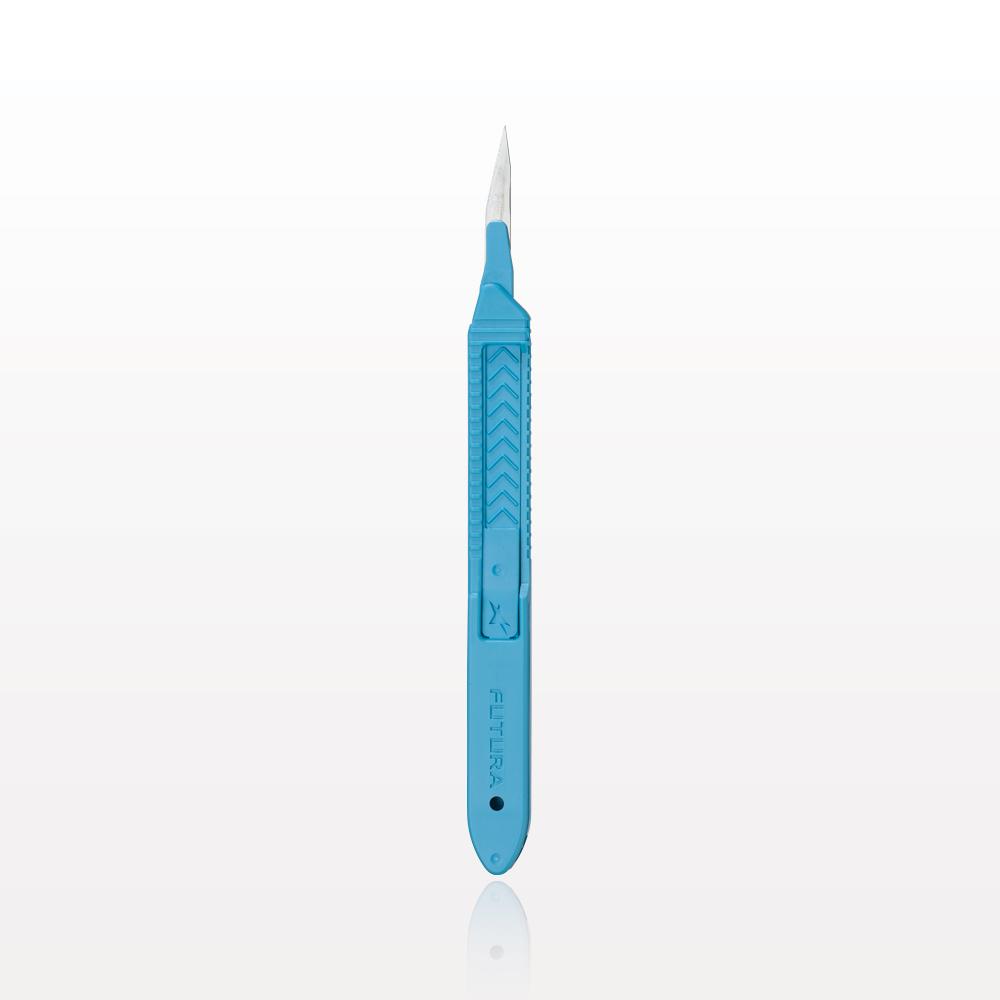 Futura® Safety Scalpel, Blue, #11; 100/Bag