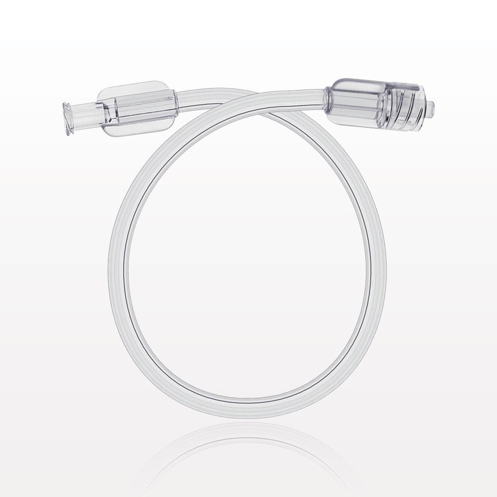 Bonded Non-Braided High Pressure Extension Line, Female Luer Lock, Male Luer Lock