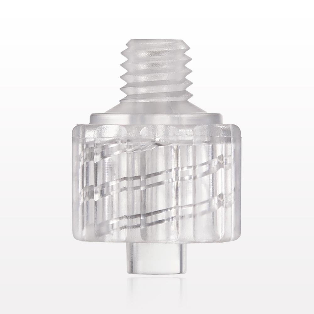 Threaded Connector, Male Luer Lock, Clear