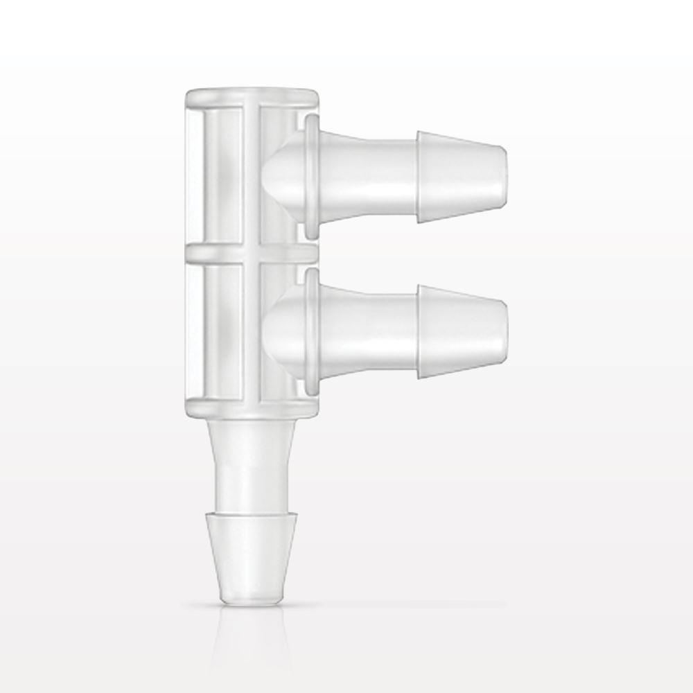 3-port F Style Manifold, Barbed, Natural