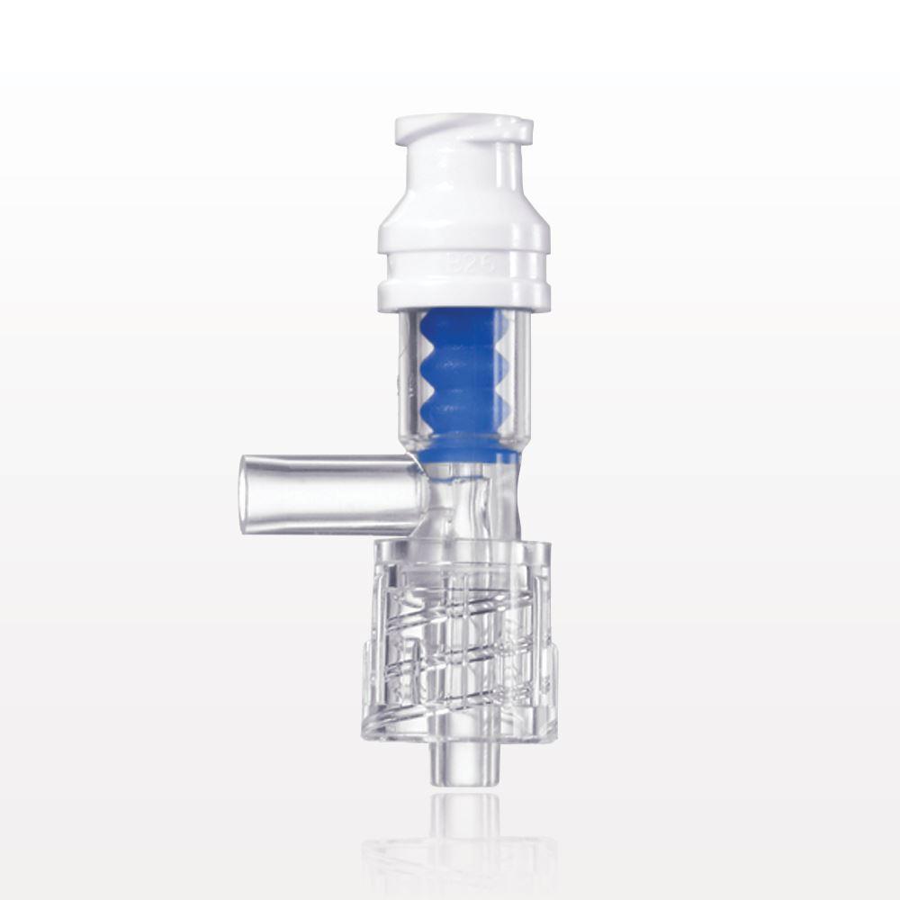 SmartSite™ Needle-Free Valve T Connector, Female Luer Lock, Male Luer with Spin Lock