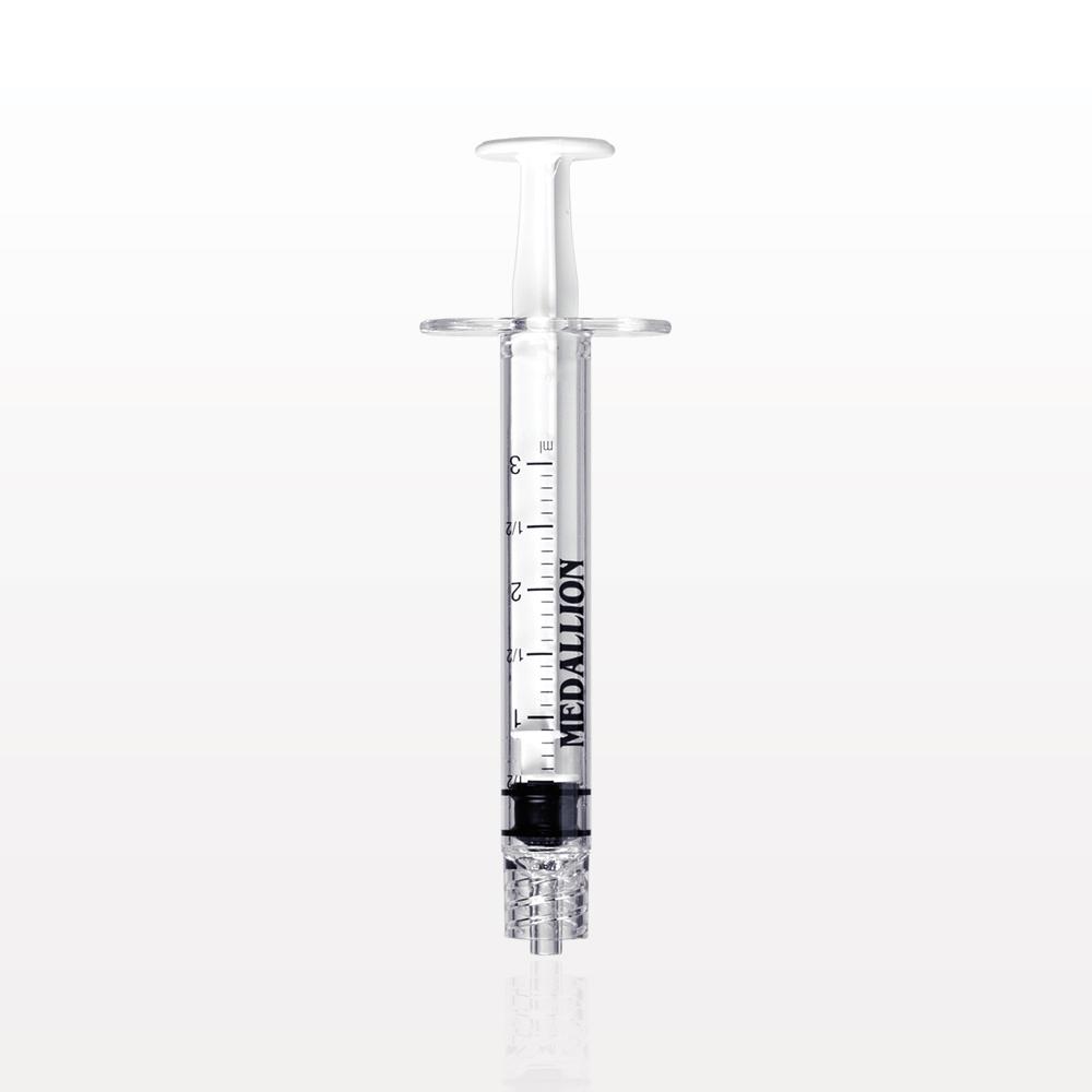 Medallion® Syringe, Male Luer Lock, White