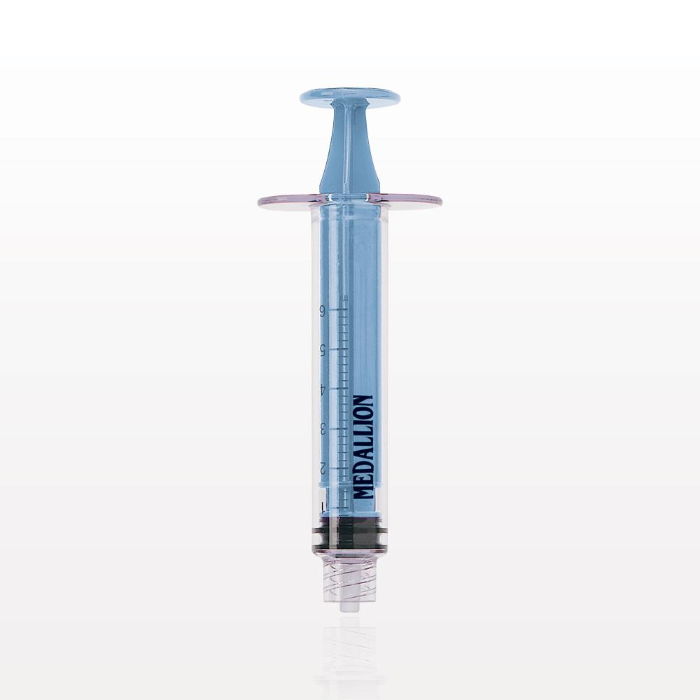 Medallion® Syringe, Male Luer Lock, Light Blue