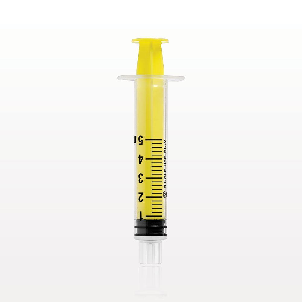 Male Slip NRFit™ Syringe, Yellow