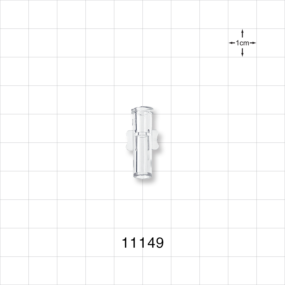 Female Luer Lock, Tubing Port, Clear