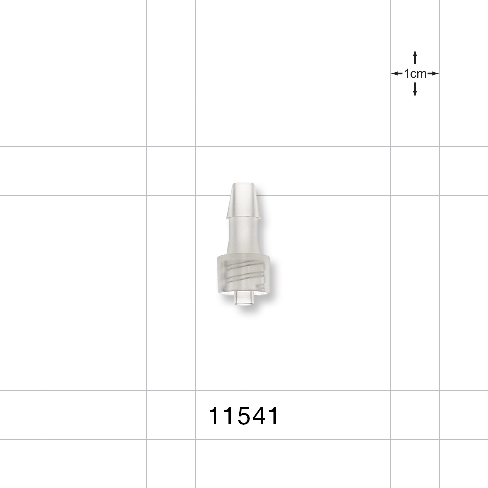 Male Luer Lock, Barbed, Natural