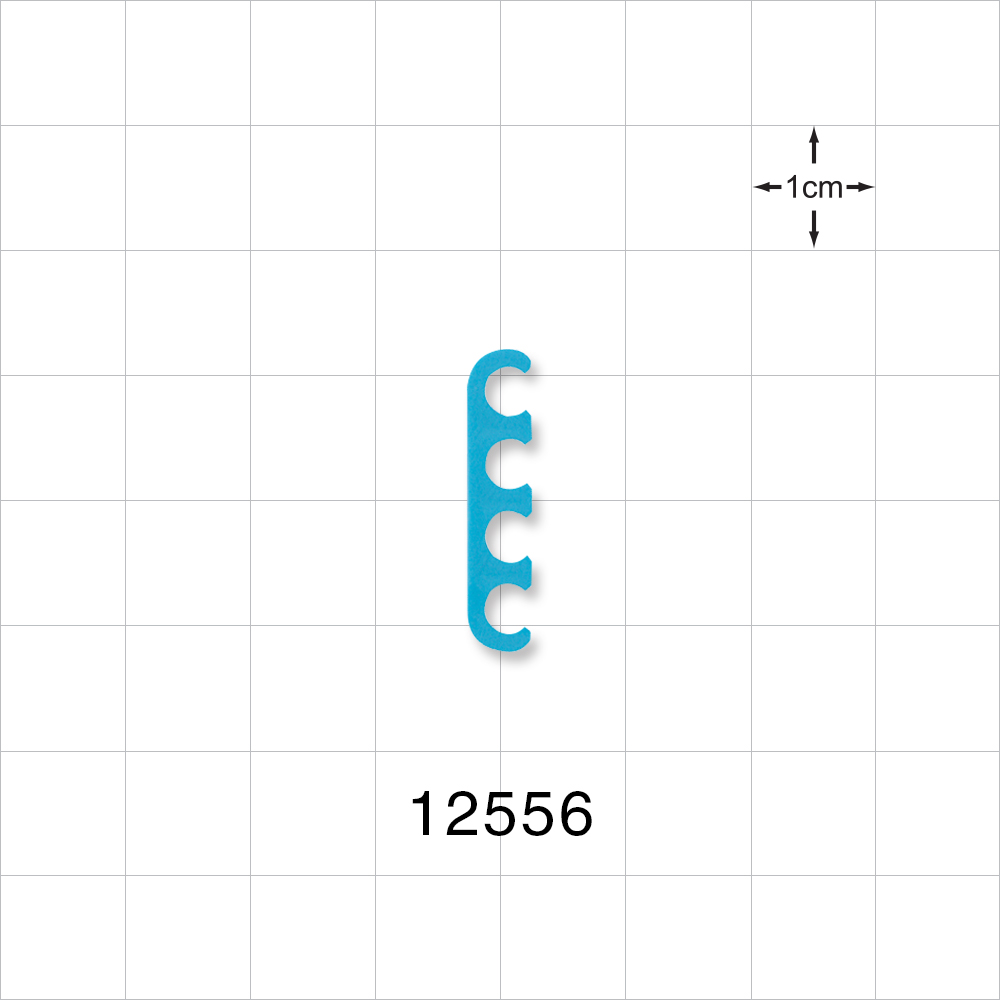 4-Channel Multi-Cavity Clip, Blue