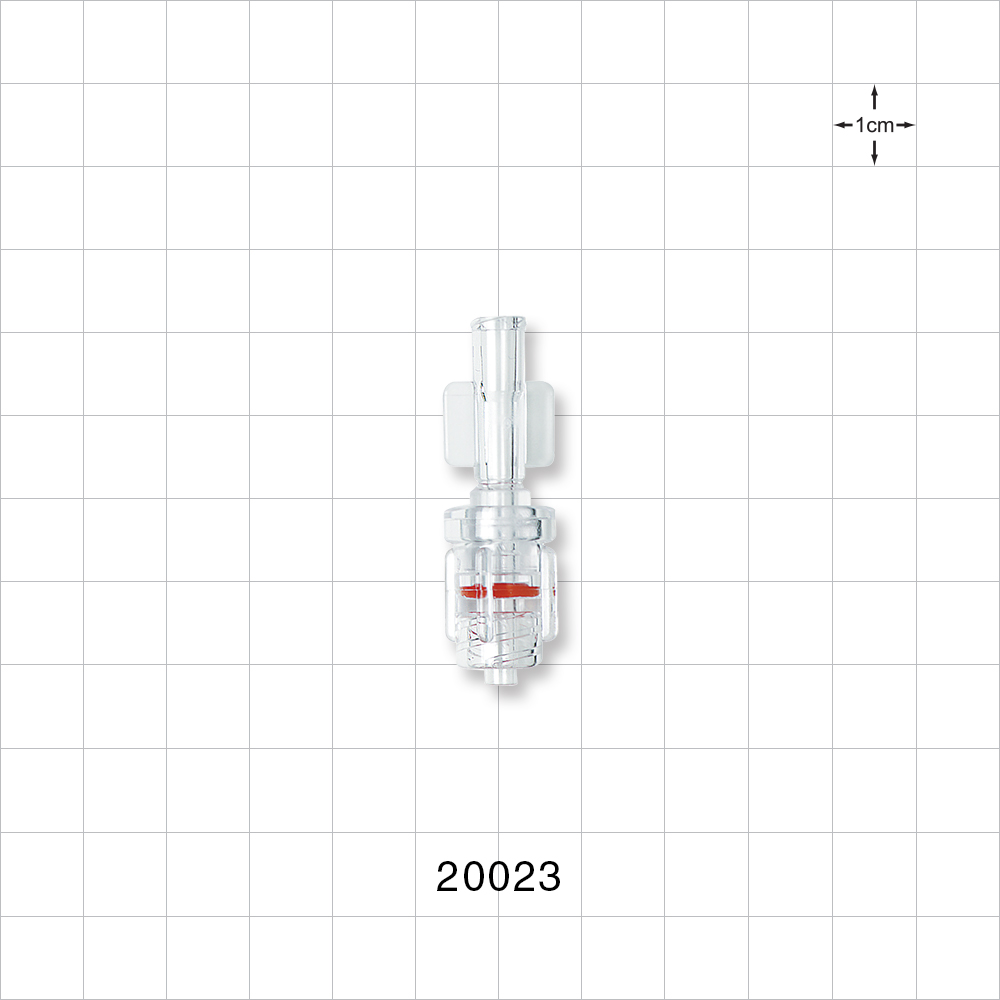 Female Luer Lock, Rotating Male Luer Lock, Clear