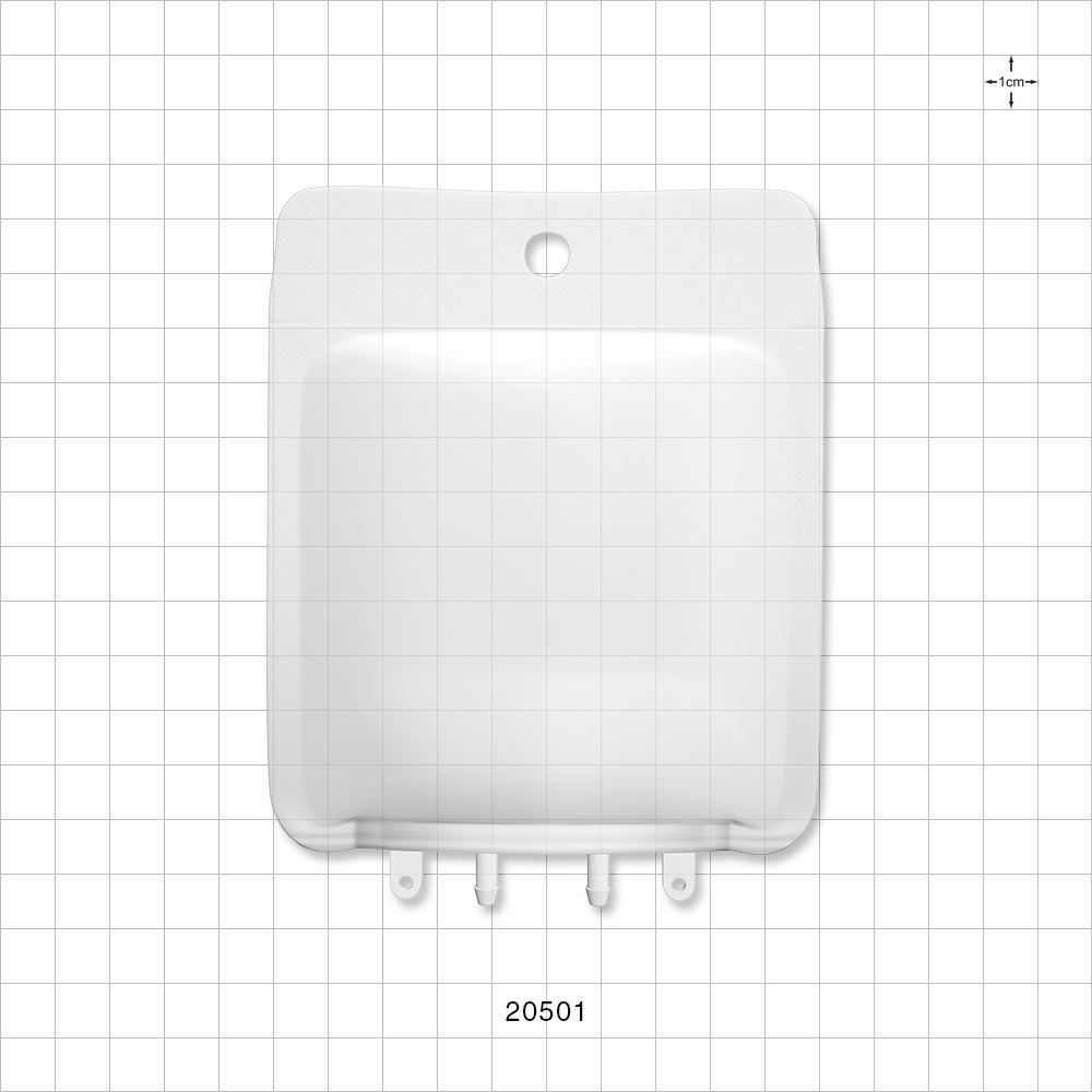 Aramus™ 2D Bag Chamber, 2 Ports, Non-Sterile