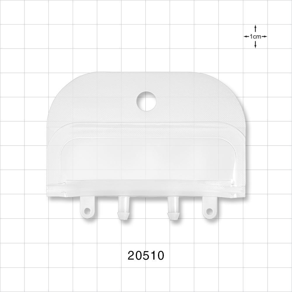 Aramus™ 2D Bag Chamber, 2 Ports, Non-Sterile