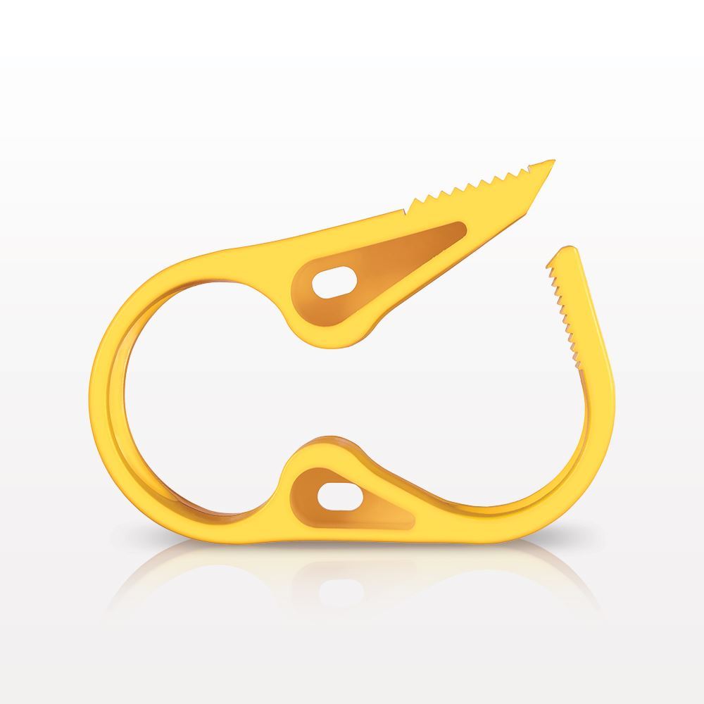 Pinch Clamp, Ratchet-Style, Yellow