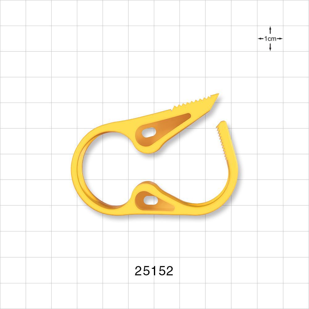 Pinch Clamp, Ratchet-Style, Yellow