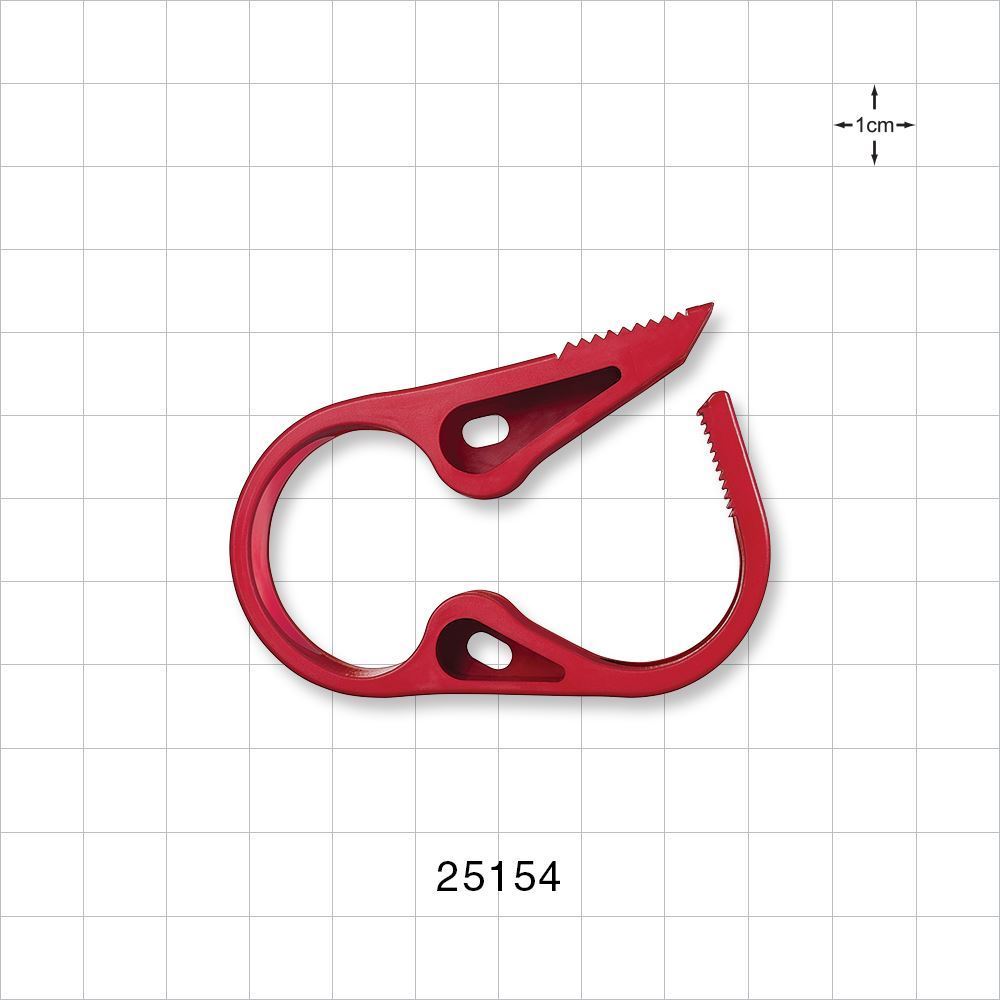 Pinch Clamp, Ratchet-Style, Red