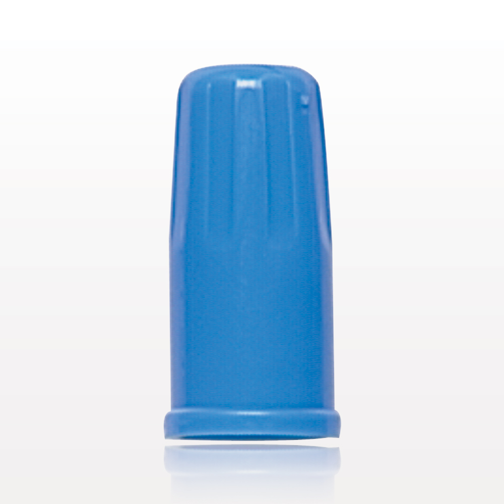 Urinary Connector Cap, Non-Vented, Blue