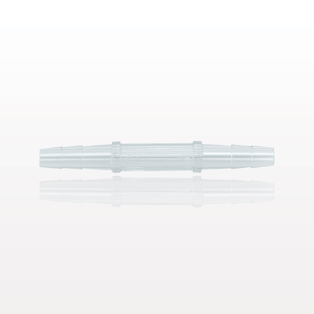 Straight Connector, Barbed, Clear