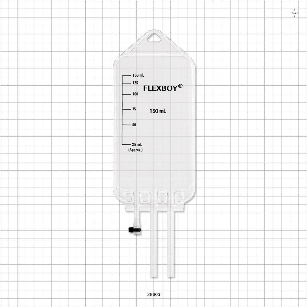 Flexboy® 2D Bag Chamber, 2 Tube Ports, Non-Sterile