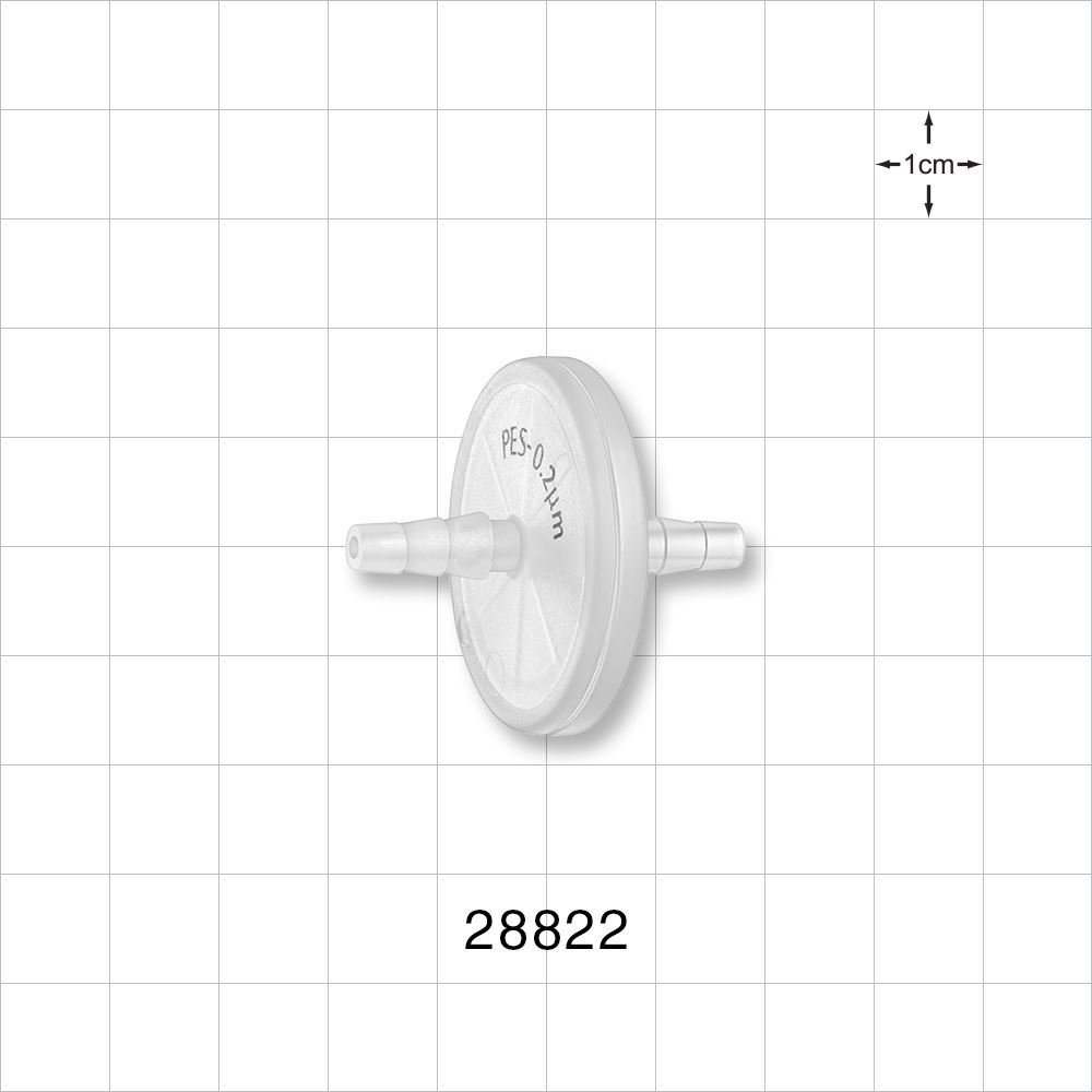 Minisart® Hydrophobic Filter, Stepped Barb