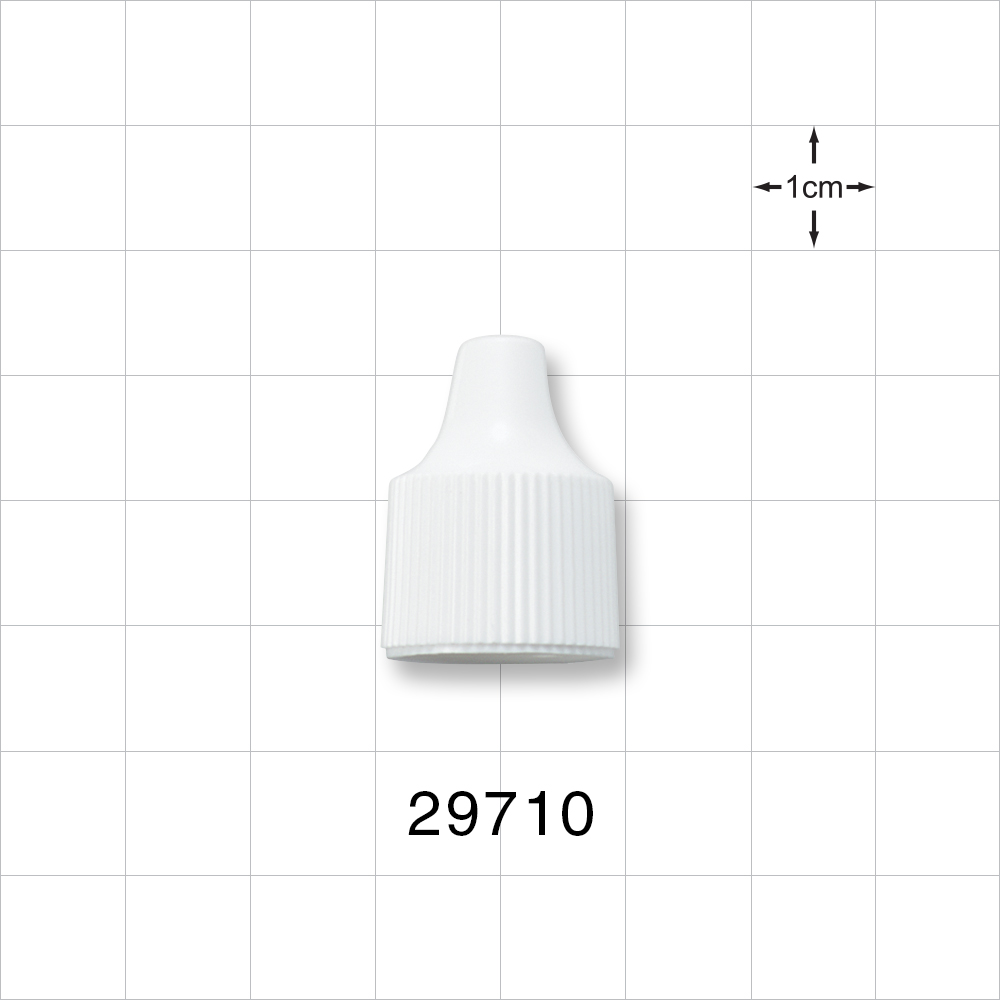 Ribbed Screw Cap, White for 29707