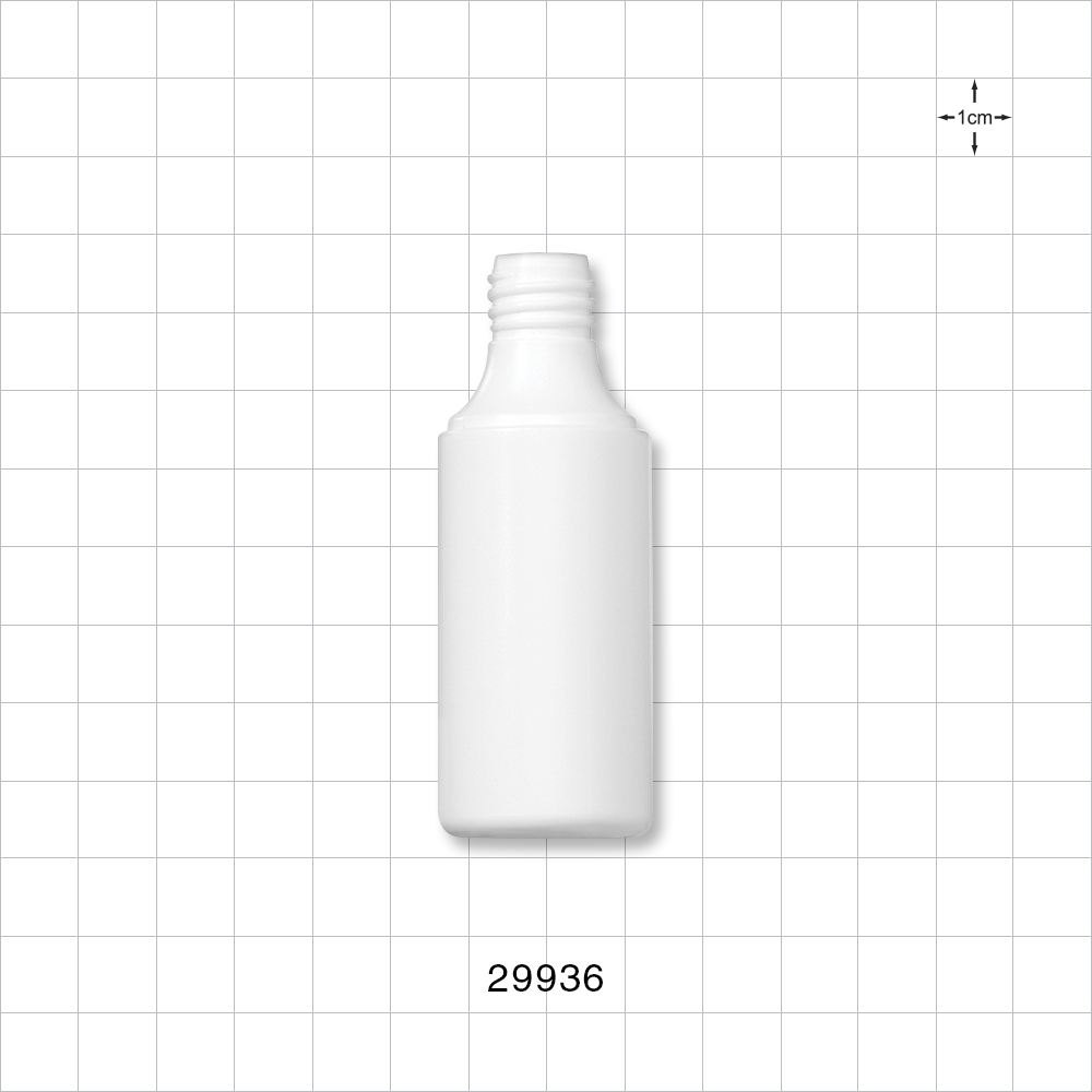 Cylinder Bottle, White