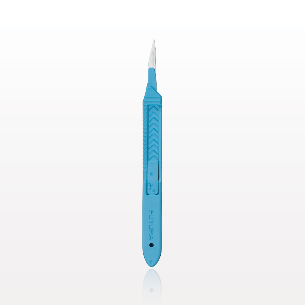 Futura® Safety Scalpel, Blue, #11; 100/Bag