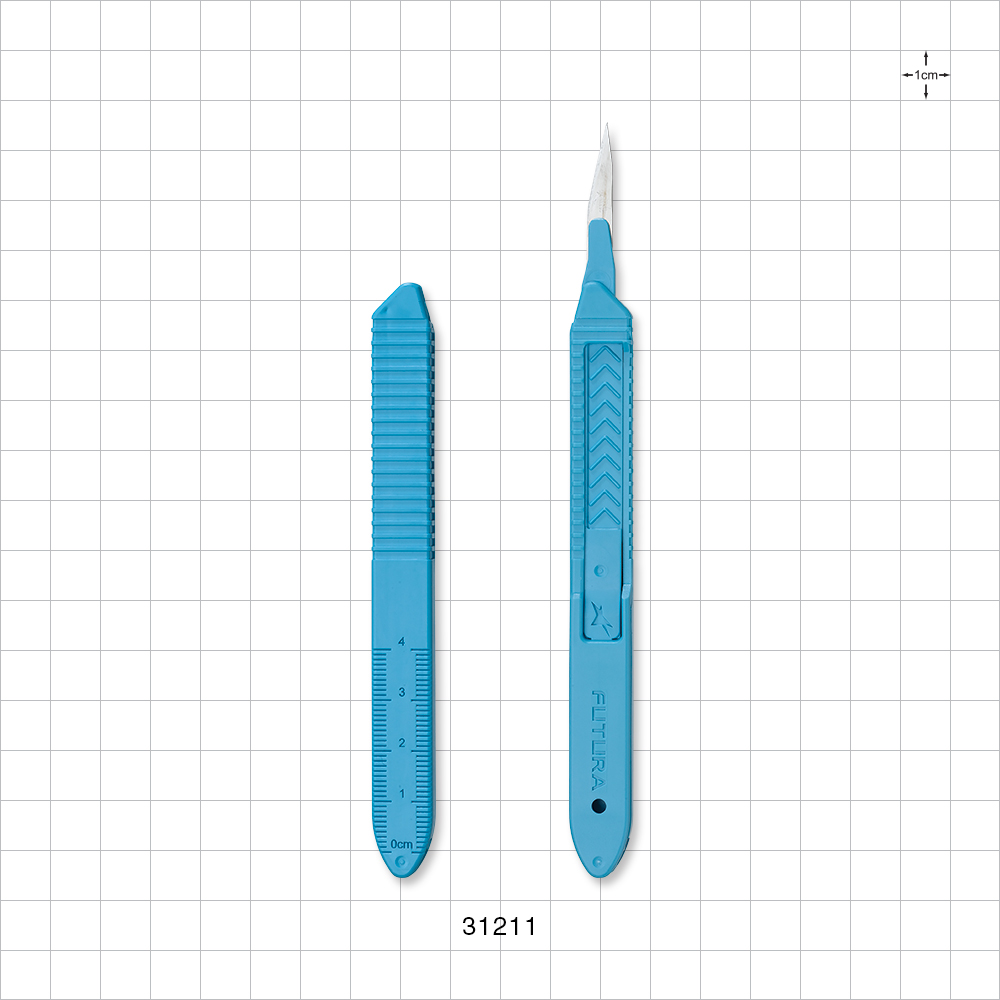 Futura® Safety Scalpel, Blue, #11; 100/Bag