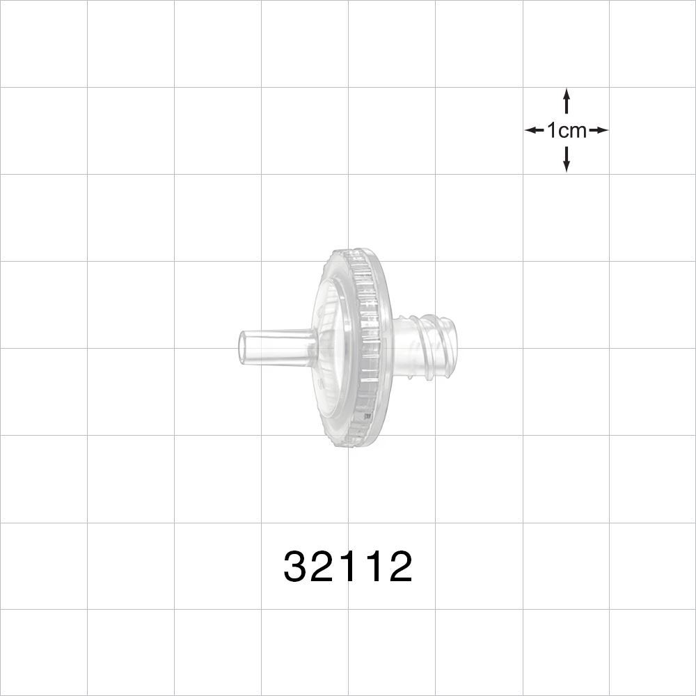 Transducer Protector, Male Luer Slip Inlet, Female Luer Lock Outlet