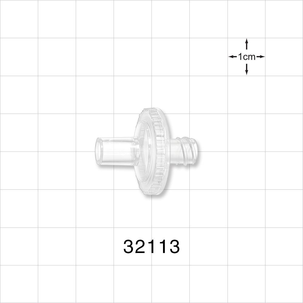 Transducer Protector, Tubing Port Inlet, Female Luer Lock Outlet