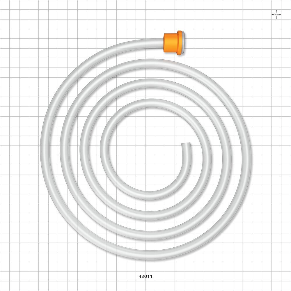 Molded Sanitary Flange Component, C-Flex® 374 Tubing