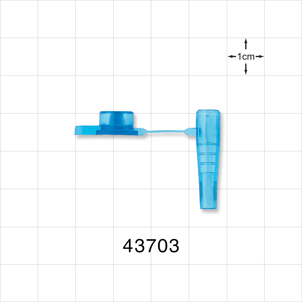 Feeding Tube Connector, Blue