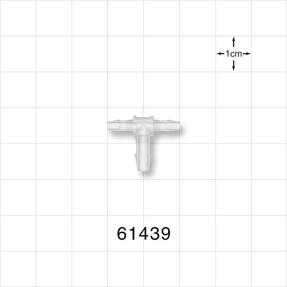 T Connector, Reducer, Barbed, Natural