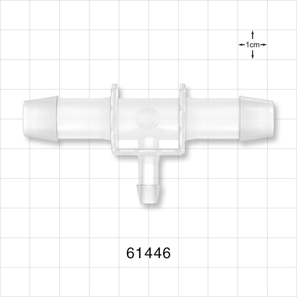 T Connector, Reducer, Barbed, Natural