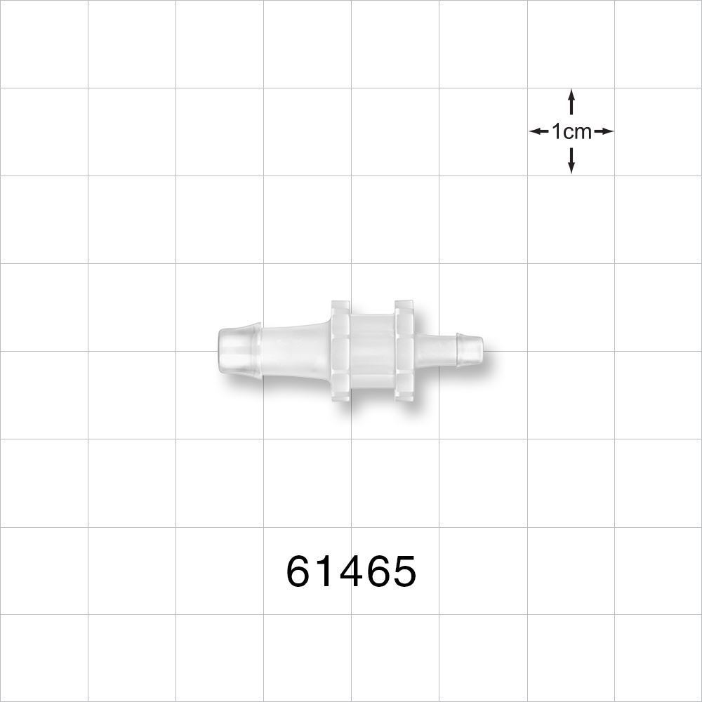 Straight Connector, Reducer, Barbed, Natural