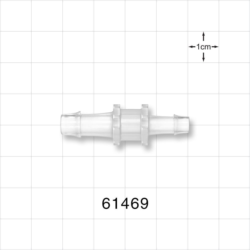 Straight Connector, Reducer, Barbed, Natural