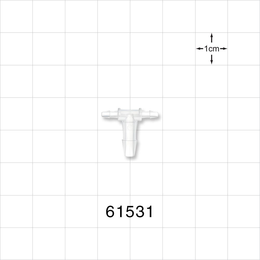 T Connector, Reducer, Barbed, Natural