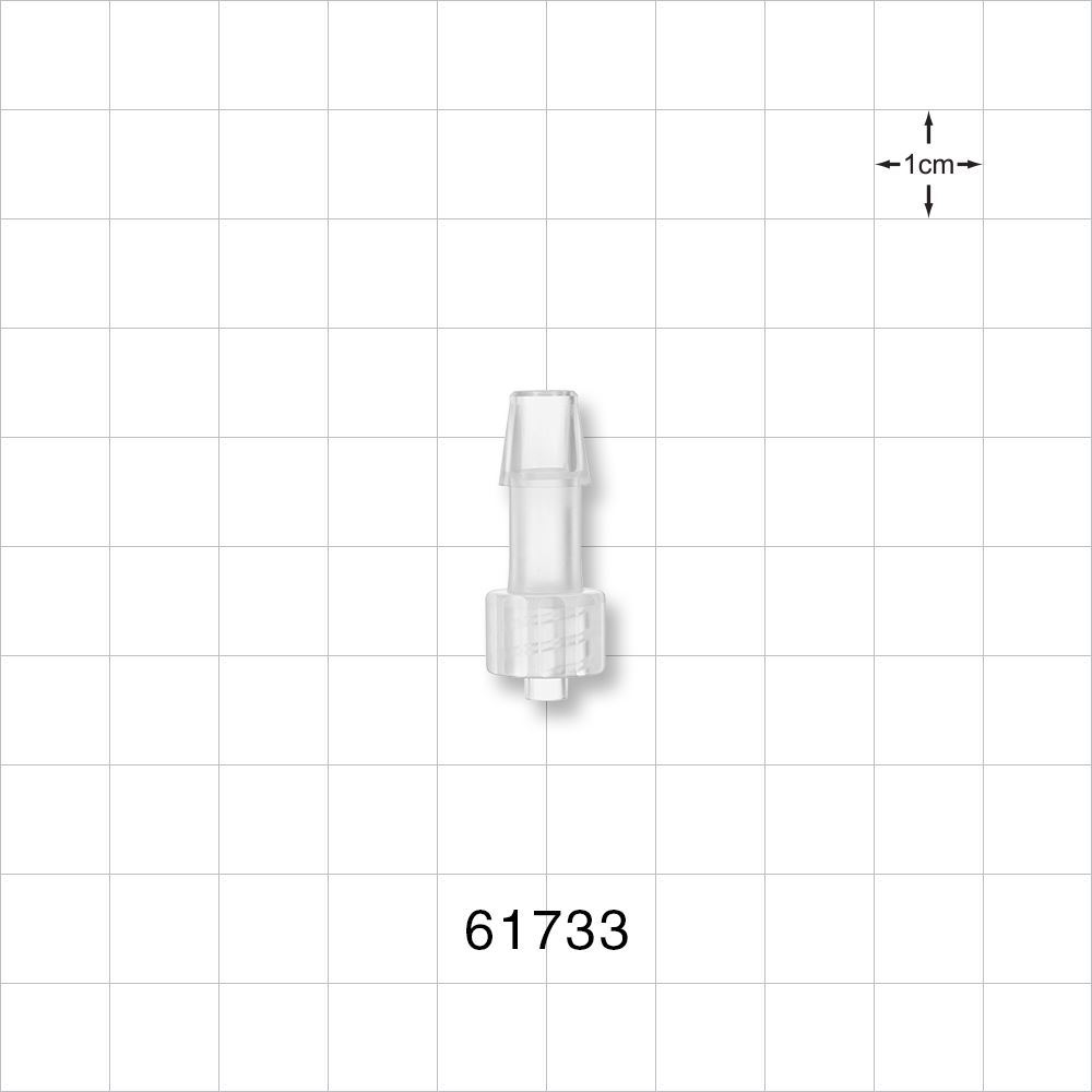Male Luer Lock, Barbed, Natural