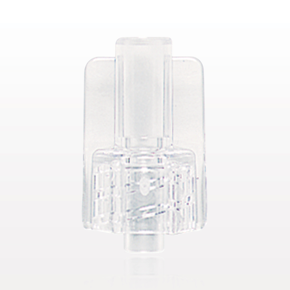 Male Luer Lock, Tubing Port, Clear