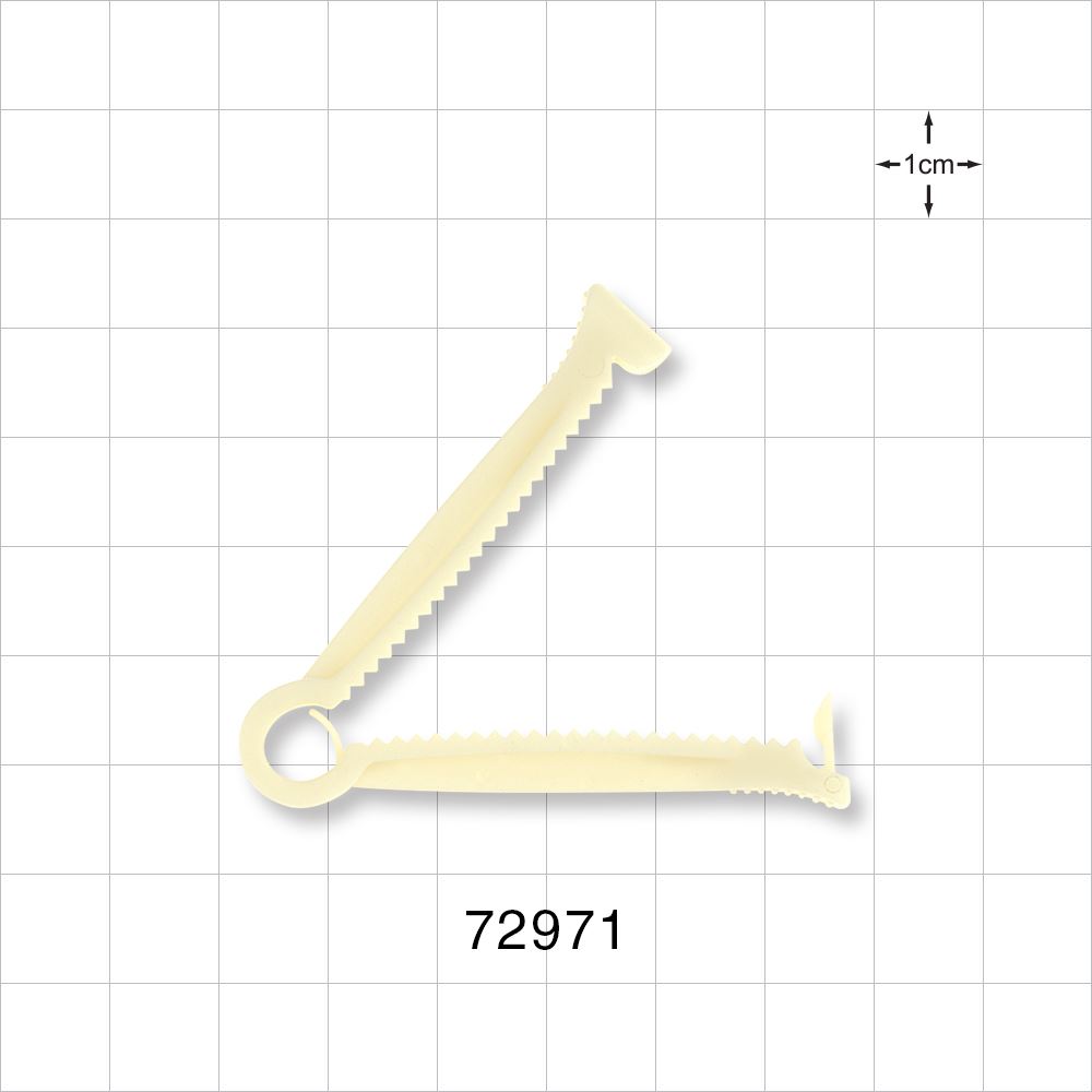 Non-Reopening Clamp, Natural