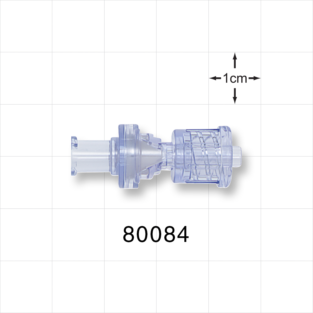 Check Valve, Female Luer Lock Inlet, Male Luer Lock Outlet