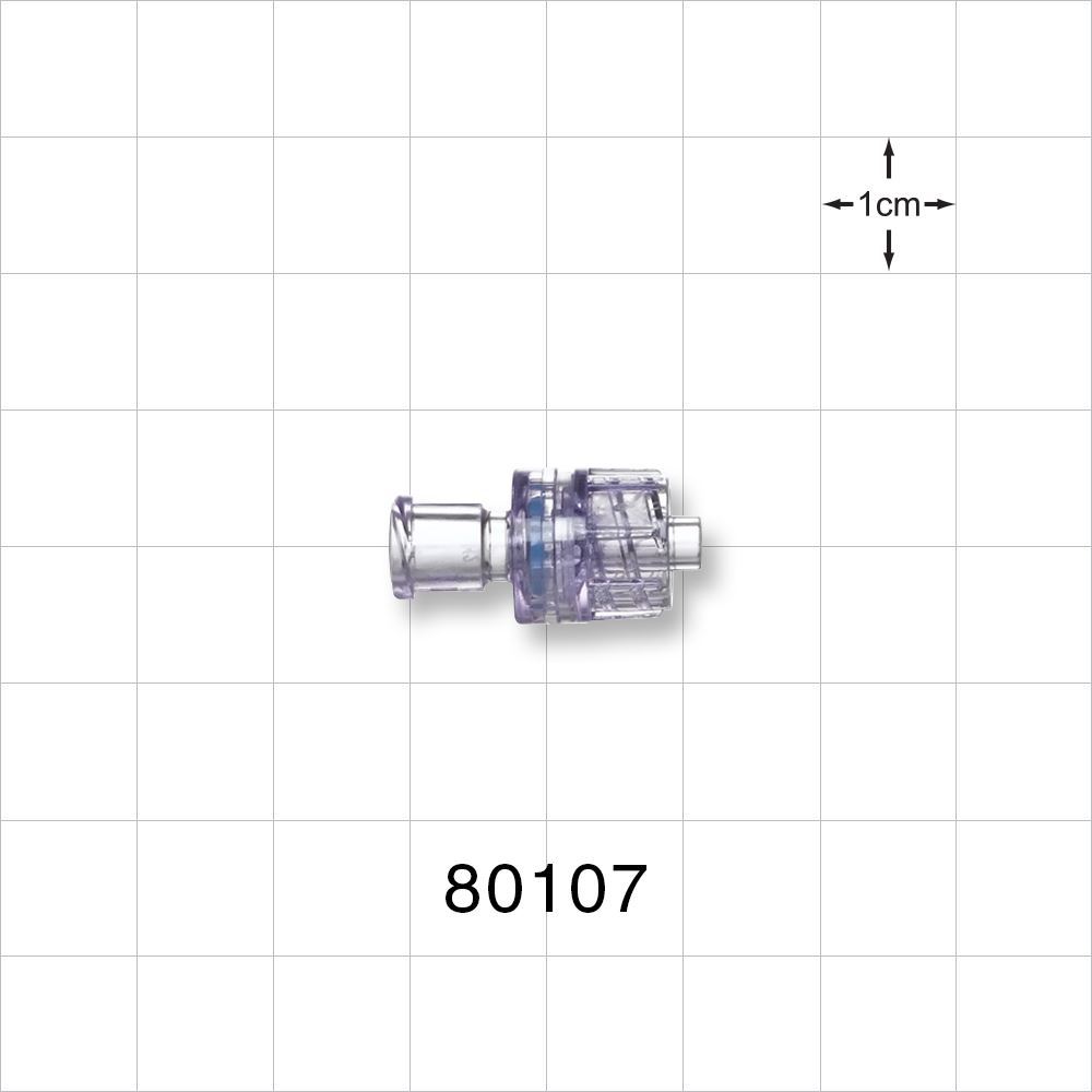 Check Valve, Female Luer Lock Inlet, Male Luer Lock Outlet