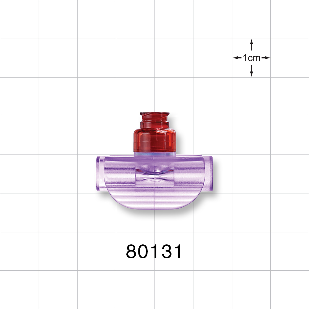 Needleless Injection Site, Swabbable, Female Luer Lock