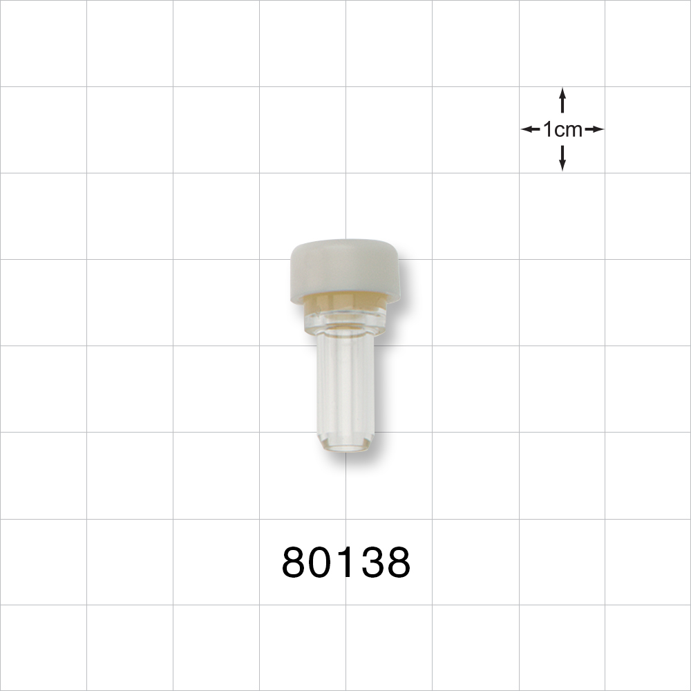 Injection Site Bag Port, Tubing Port, White