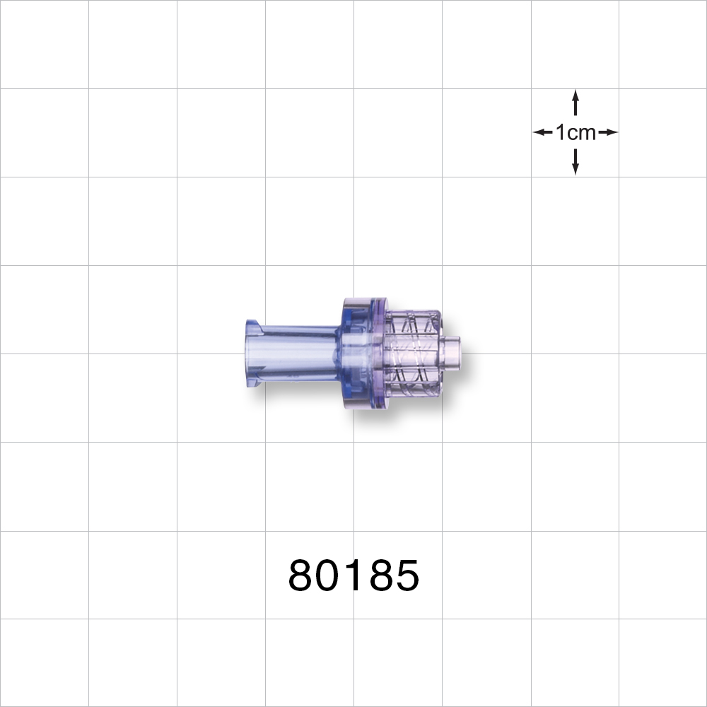 Check Valve, Female Luer Lock Inlet, Male Luer Lock Outlet