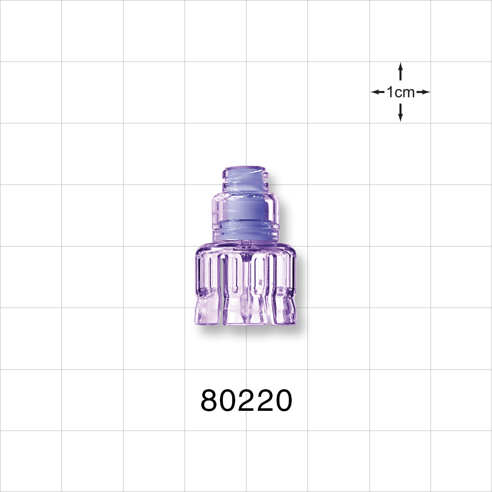 Vial Adapter with Needleless Swabbable Female Luer Lock