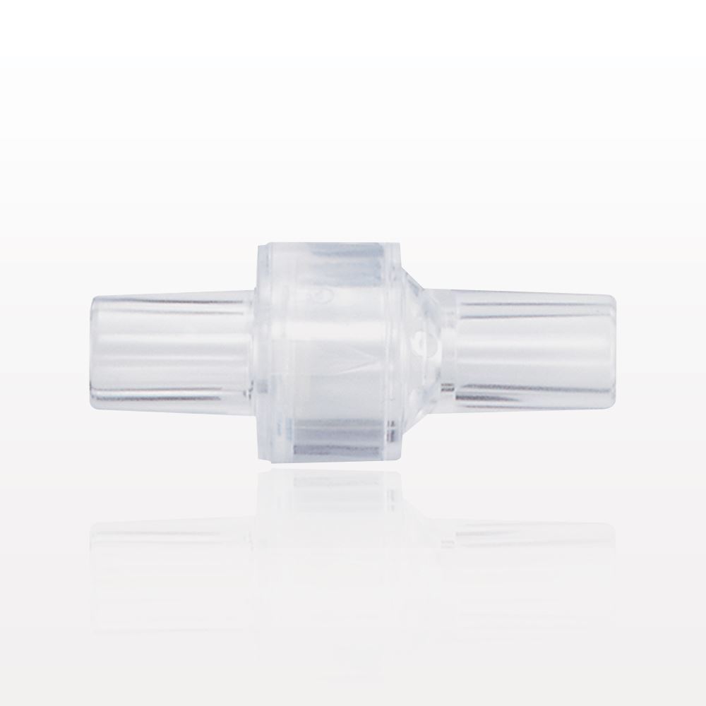 High-Flow Check Valve, Tubing Port Inlet, Tubing Port Outlet