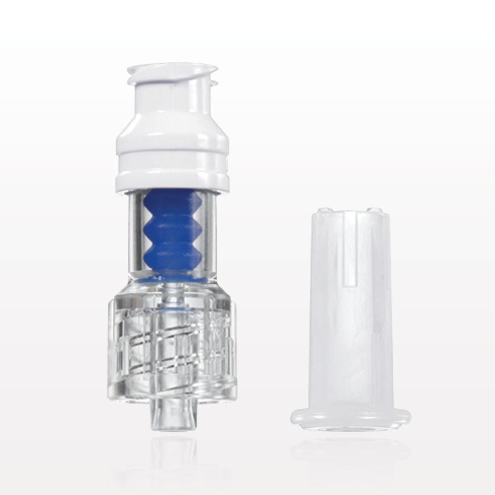 SmartSite™ Needle-Free Valve, Female Luer Lock, Male Luer Lock with Dust Cover