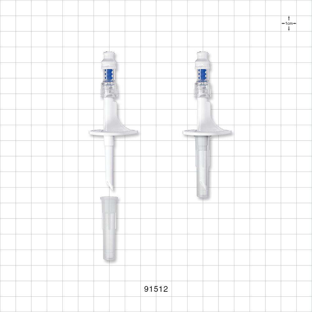 SmartSite™ Needle-Free Valve, Female Luer Lock, Bag Spike with Vented Cap