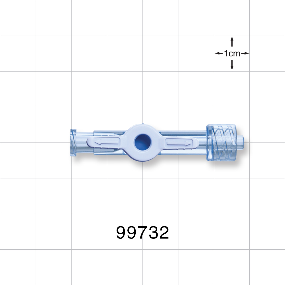 1-Way Stopcock, Female Luer Lock, Male Luer Lock